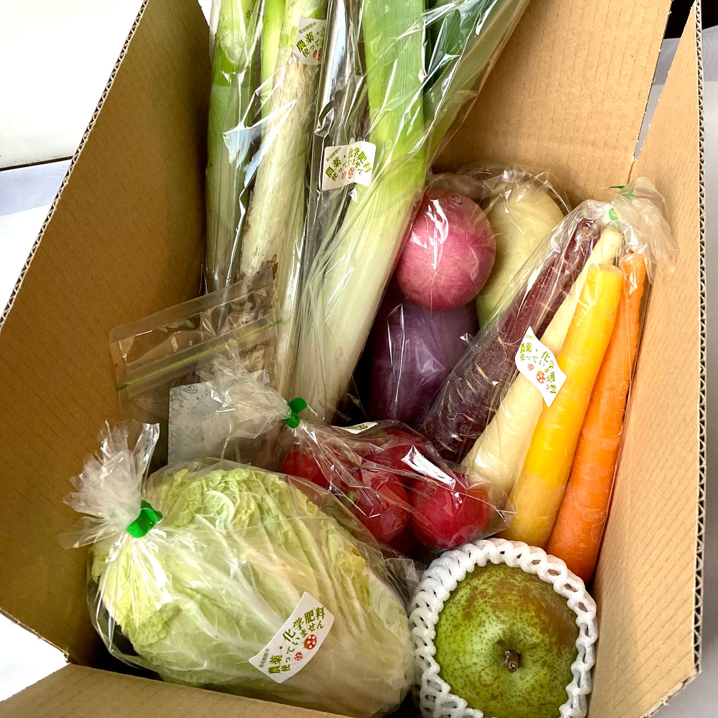 【定期便】無農薬/有機/自然/ミネラル栽培食材de農家応援セット(クール便送料込)
