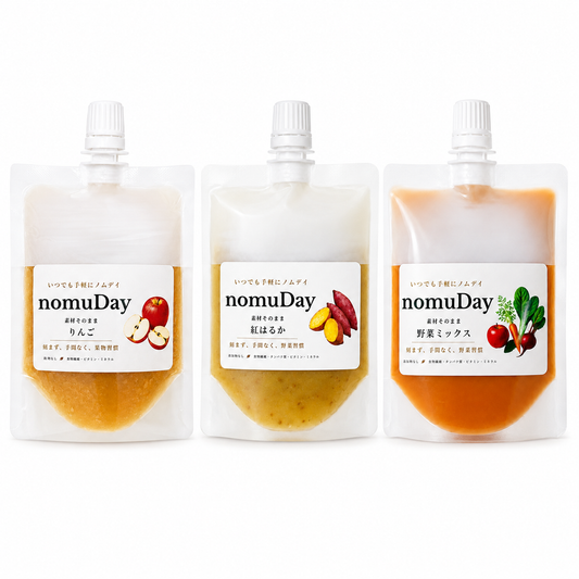 nomuDay (飲むDay）｜素材そのまま 野菜と果物のリキッドフード